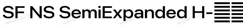 SF NS SemiExpanded H字体转换 SF NS SemiExpanded H字体转换